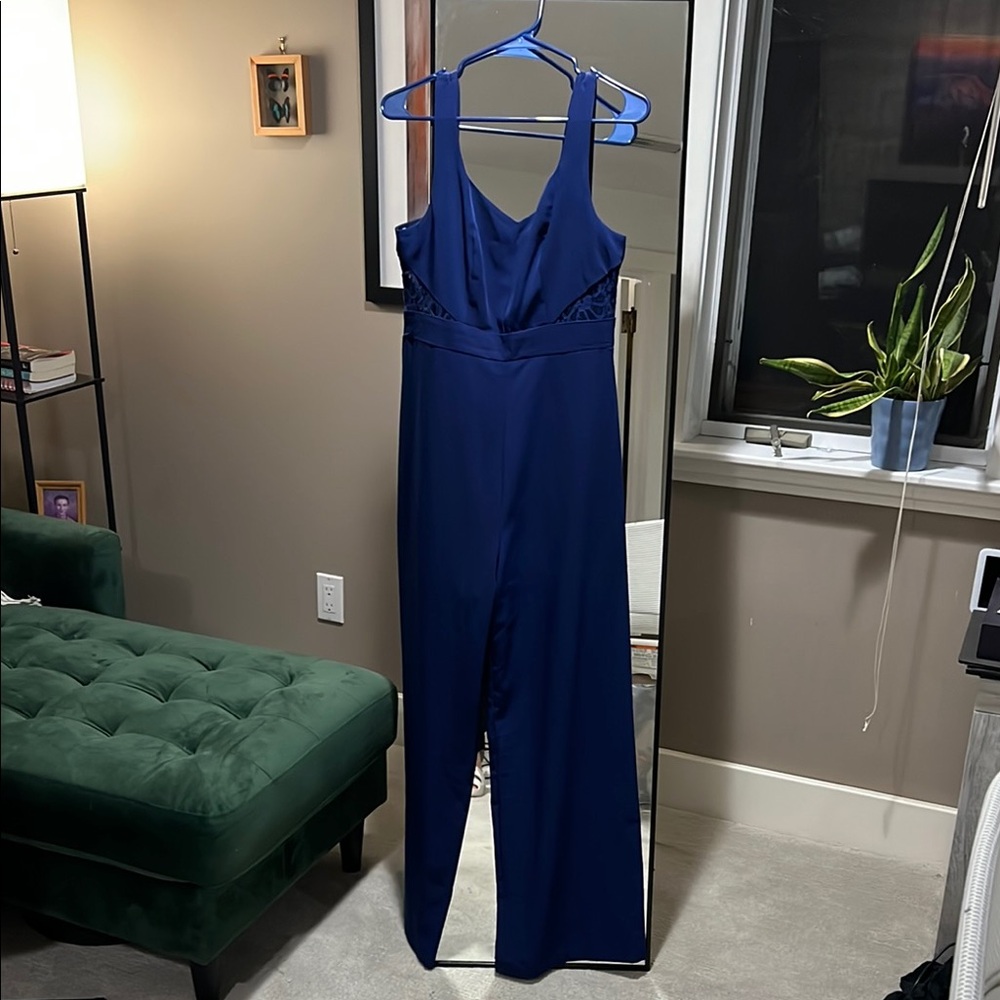 Elegant Navy Jumpsuit | Size M